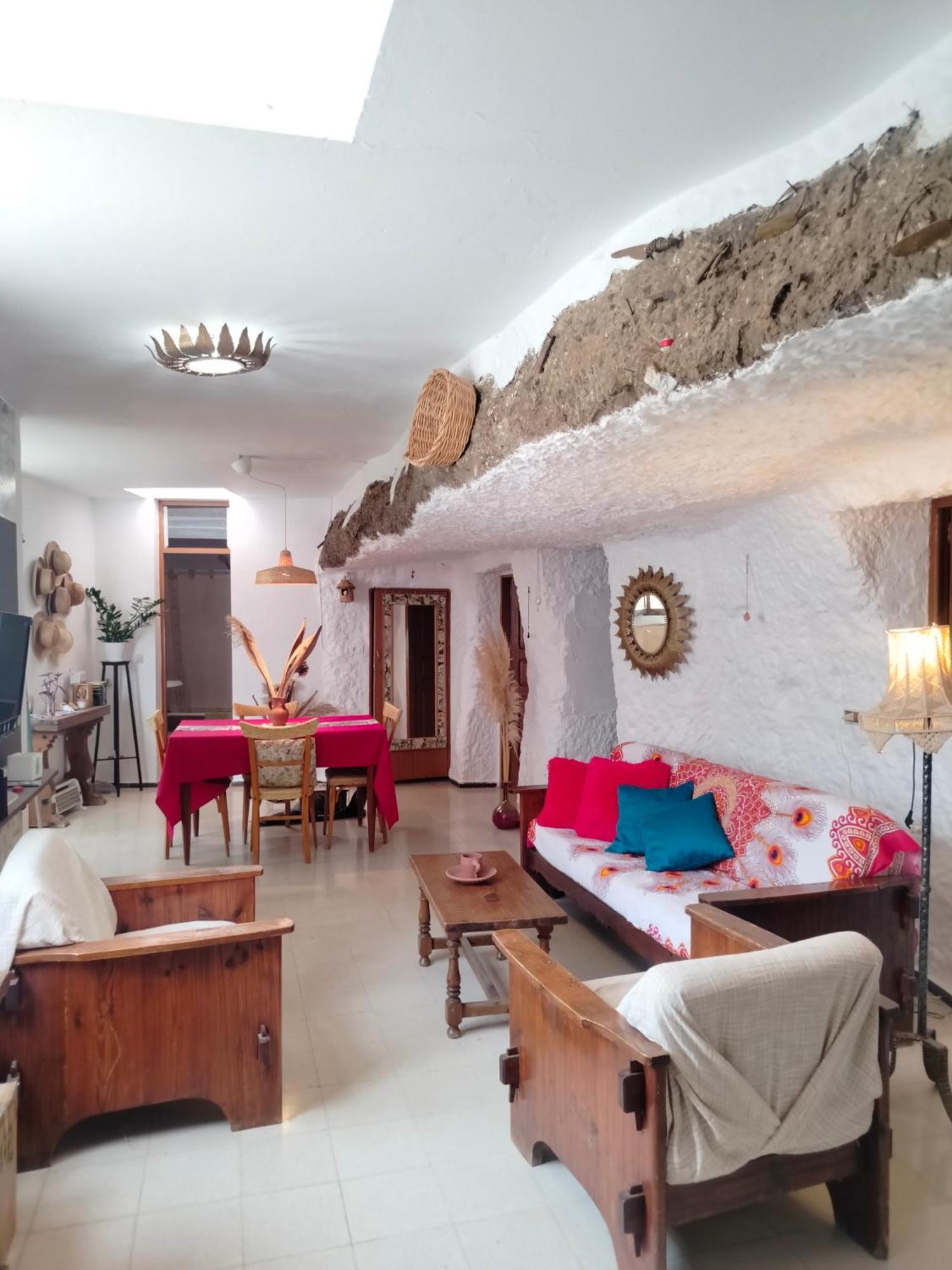 Casa Cueva Rural Trebola, Artenara Juncalillo Exterior foto